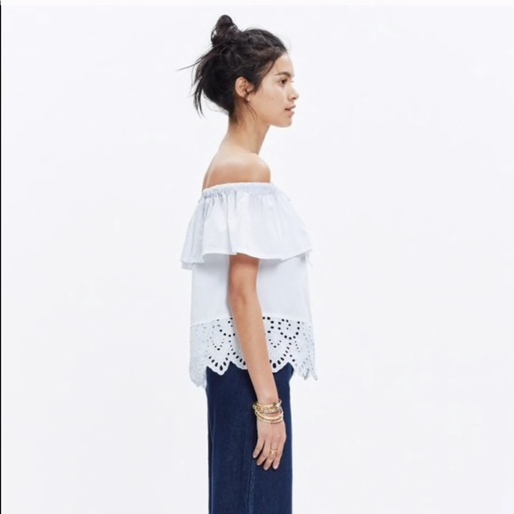 Madewell Off the Shoulder Top - Picture 4 of 5